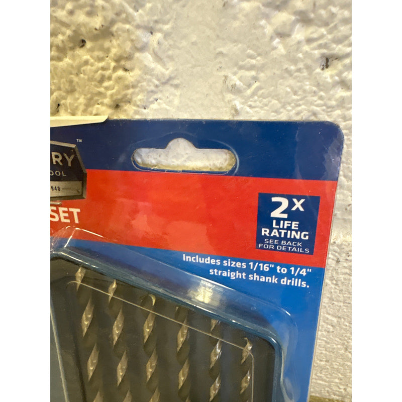 Century Drill High Speed Steel Drill Bit Set 13 Piece 1/16 To 1/4" - 88913