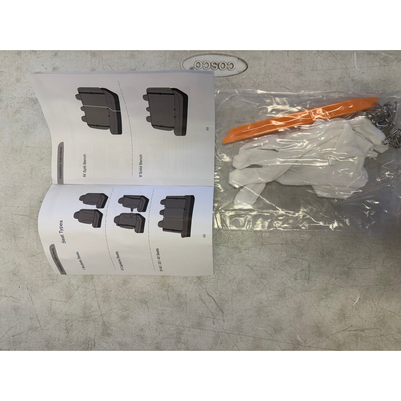 FREESOO Custom Fit Leather Tacoma Seat Covers Full Set Gen 4 2024-2025, Black