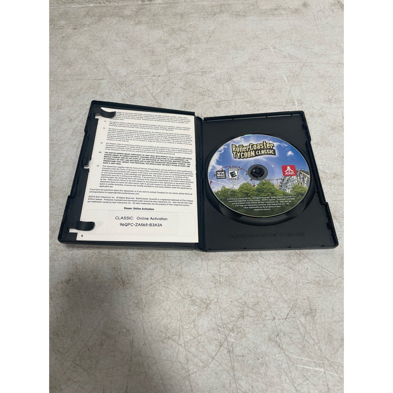 BOX-OF-100 Atari Roller Coaster Tycoon Classic, PC, MAC, Best of RCT 1 & 2