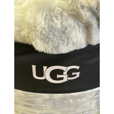 UGG Super Soft Comforter Set Gray/White King 106"x92" Bedding Reversible w Shams