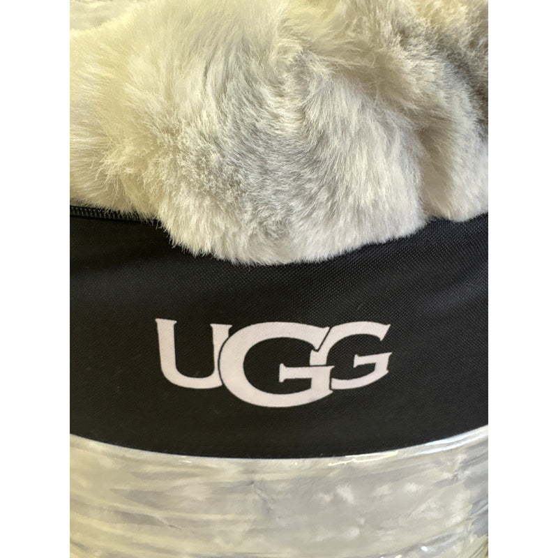 UGG Super Soft Comforter Set Gray/White King 106"x92" Bedding Reversible w Shams