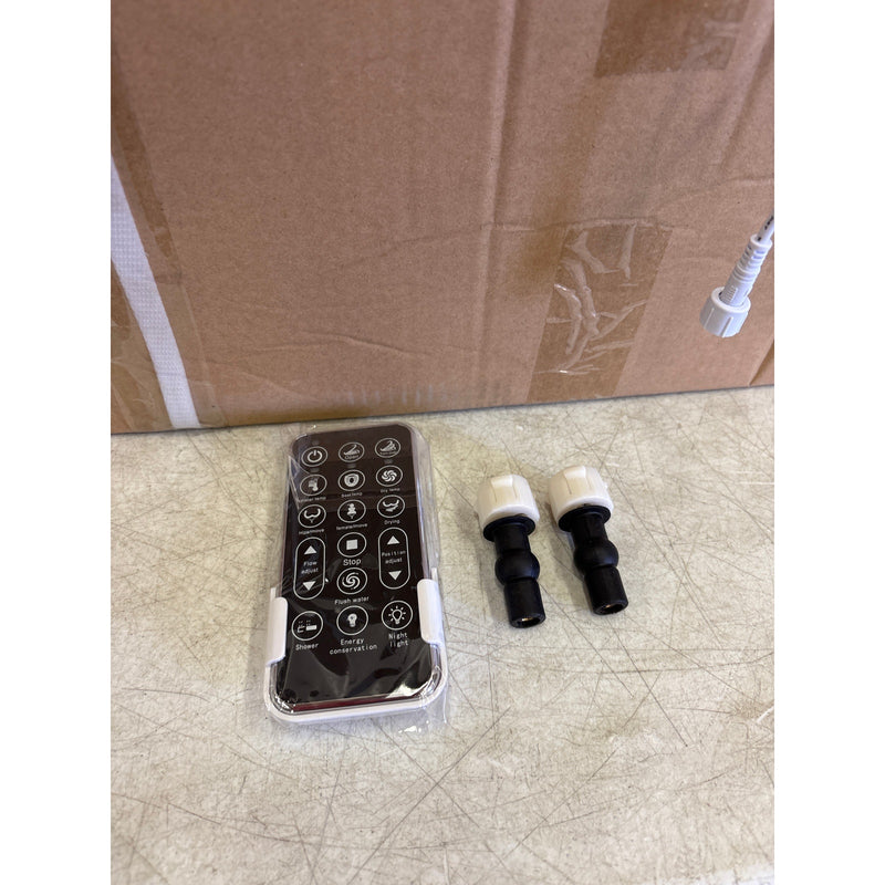 Bidet Toilet Seat, Elongated, Smart Toilet, Seat Warmer, LED Display - White