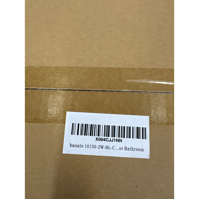 banato 2-Light Vanity Lighting Fixtures Bathroom Light, Over Mirror, Black