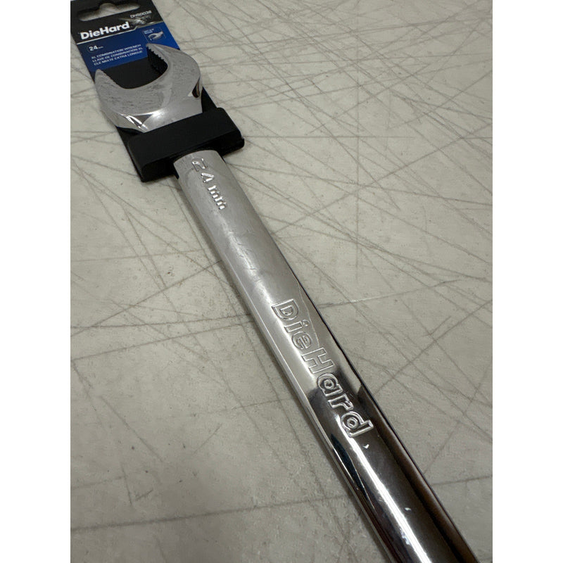 DieHard 24mm Extra Long Combination Wrench Durable Anti-Slip Grip, Tools DH50038
