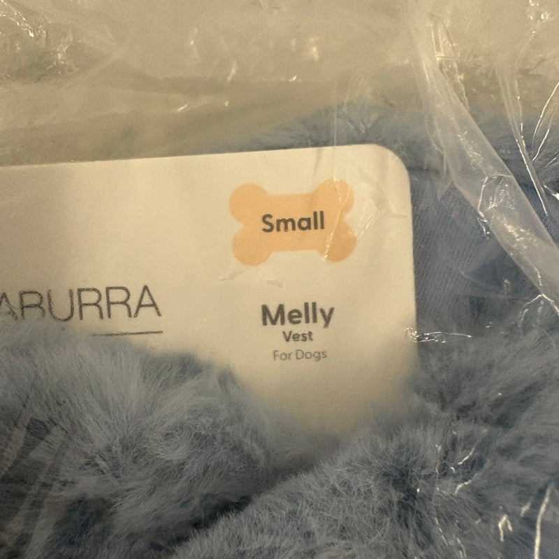 Koolaburra by UGG Pet Melly Vest Dog, Super Soft, 12-13" Collar, Blue - Small