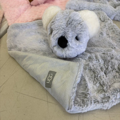 LOT-of-9 UGG Baby Security Blankets, Different Animals, Pink, Gray, Cream, Blue