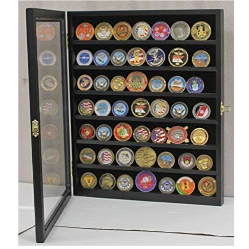 DisplayGifts Display Stand Rack 98% UV Protection Compatible w Coins Medals etc.