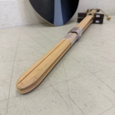 Knights Templar Style Wooden Sword & Shield Set, Lightweight & Durable - Black