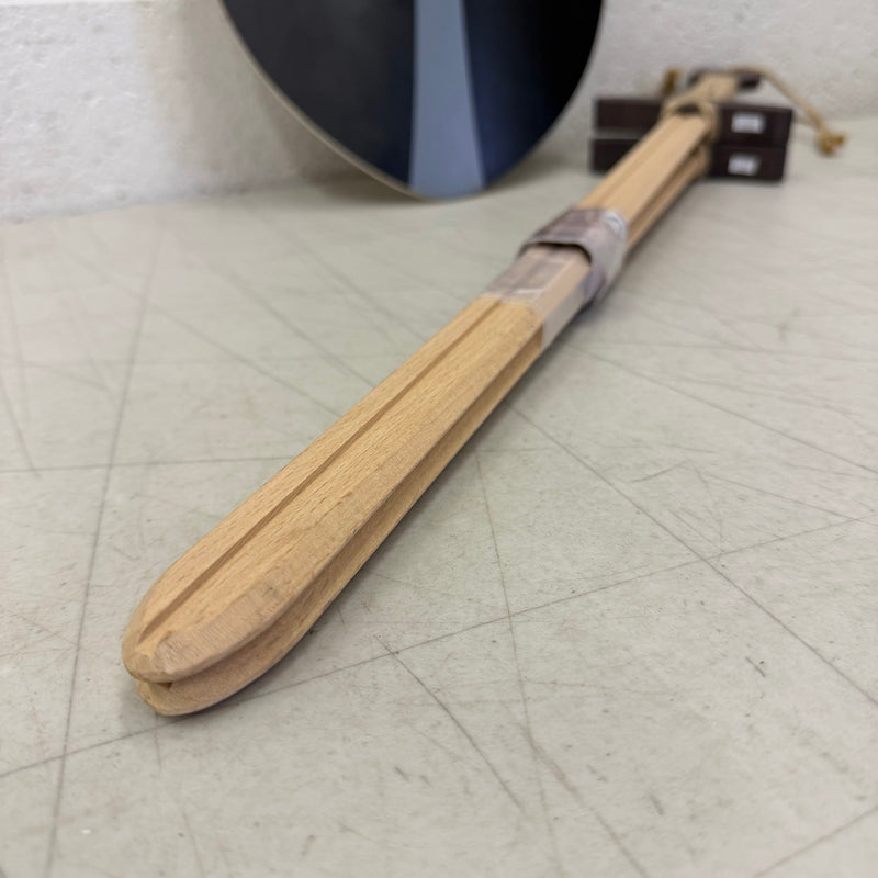 Knights Templar Style Wooden Sword & Shield Set, Lightweight & Durable - Black