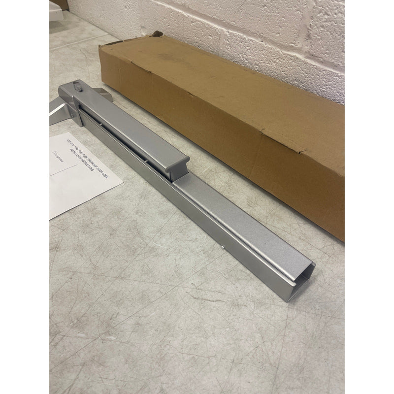 Flat Push Fireproof Door Lock with Key Lock, Exit Device - Silver KDS-A810