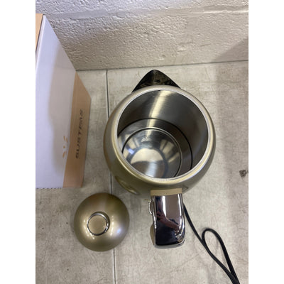 SUSTEAS Electric Kettle 57oz Hot Tea Kettle Water Boil Stainless Steel - Gold