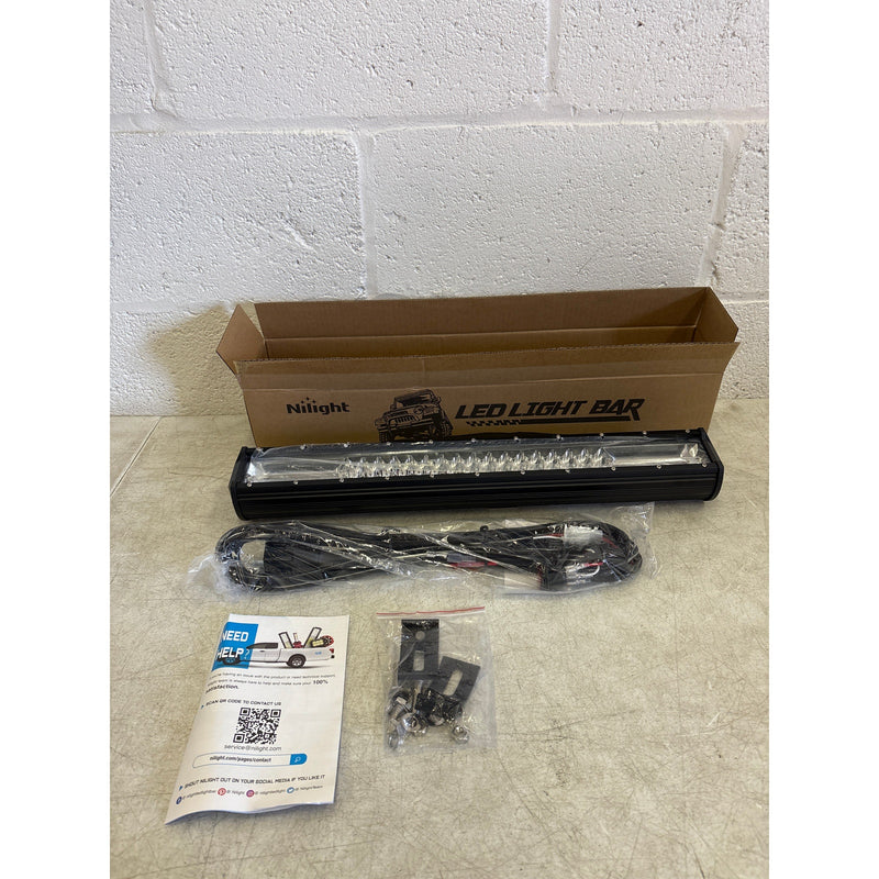 Nilight LED Light Bar 20Inch 288W Flood Spot Combo 28800LM Off Road Driving