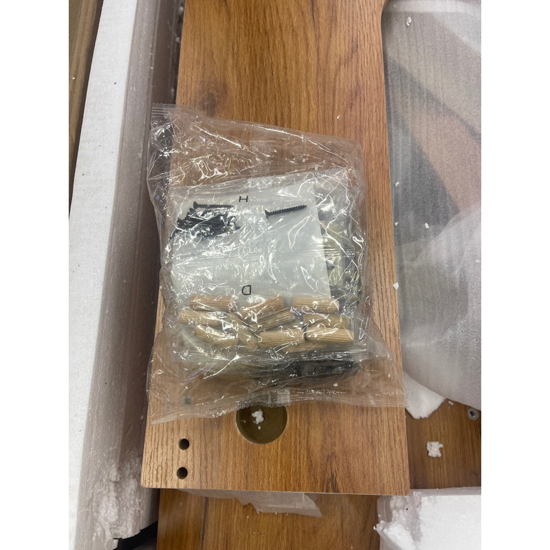 Tribesigns 71" Executive Desk Modern Computer Desk w Wood Double Pedestal, Brown