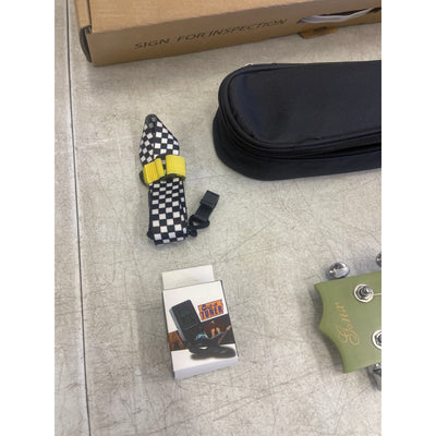 GMX 21" Ukulele Bundle Kits w Gig Bag Strap 2 Picks Tuner Nylon String Green