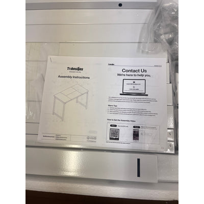 Tribesigns Rectangular Table Computer Desk Conference Table 71" x 32" White