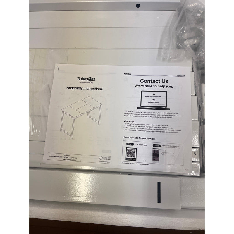 Tribesigns Rectangular Table Computer Desk Conference Table 71" x 32" White