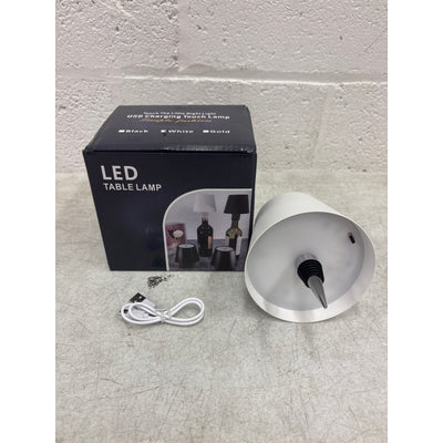LED Wine Bottle Lamp 3-Color Wireless Bottle Table Touch Control - White