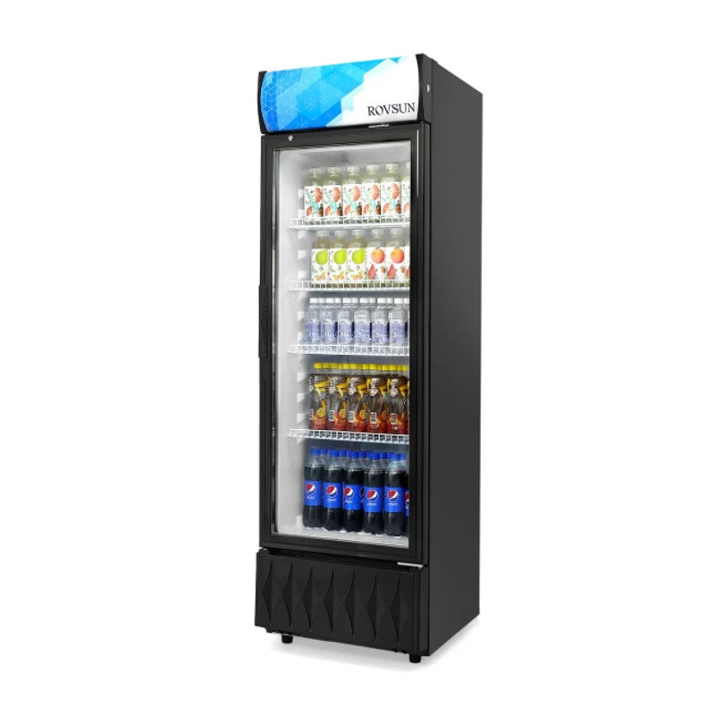 ROVSUN 21" 8.1 Cu.Ft. Black Beverage Refrigerator 3-Shelves 240W 115V  - DENTED