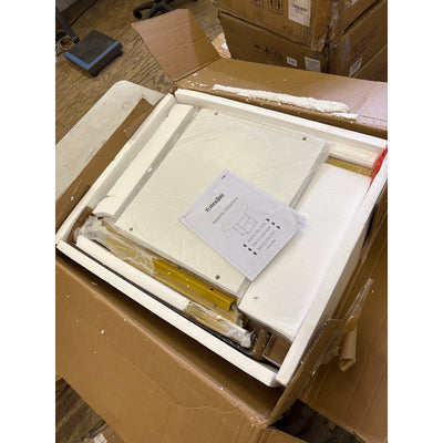 Tribesigns Round Dining Table 47" x 30" Kitchen Table, 2-Tier Storage Shelf