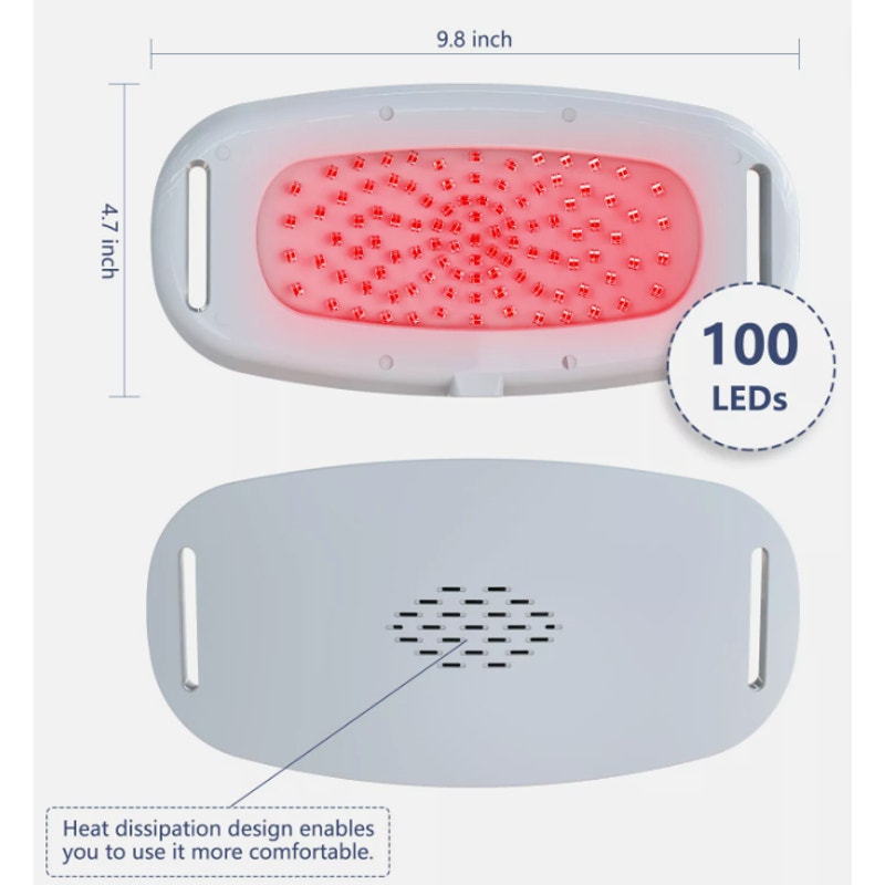 Red Light Therapy Panel 100 LEDs Laser for Full Body Pain Relief & Skin Health