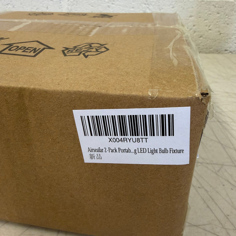 (2pk) Battery Operated Hanging Light w/ Remote & Adjustable Chain - Black