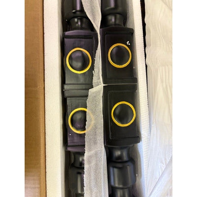 Tribesigns - 43" Coffee Table with Solid Wood Legs, Square Large Center Table