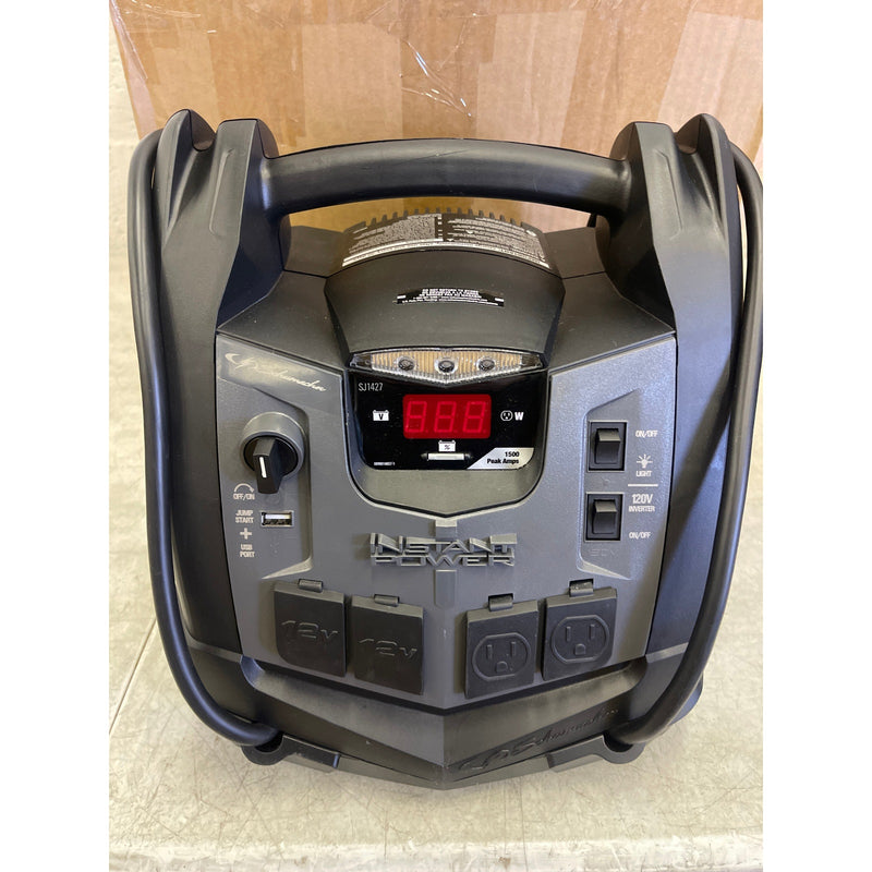 Schumacher SJ1427 6-in-1 Portable Power Station, 1500A Jump Starter, 150-PSI