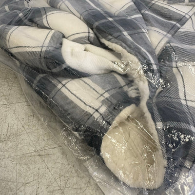 Koolaburra by UGG Pet Alfie Pajama w Hood Dog 20-21" Collar Gray Plaid, X-Large