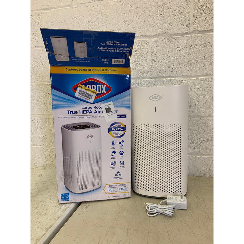 Clorox Large Room True HEPA Air Purifier, 1500sqft, Energy Star, 11010