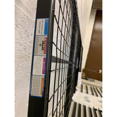 FLEXIMOUNTS 3ft x 8ft Overhead Garage Storage Rack, Adjustable, BLACK GR38B-E
