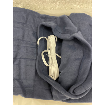 Sunbeam Heated Blanket | 10 Heat Settings, Quilted Fleece, Newport Blue, Full