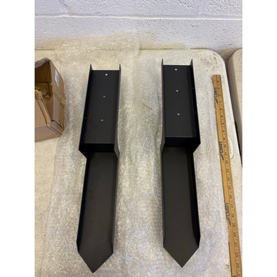 2-Pack Fence Post Repair Stakes Kit Heavy Duty Fence Post Repair Bracket Anchor