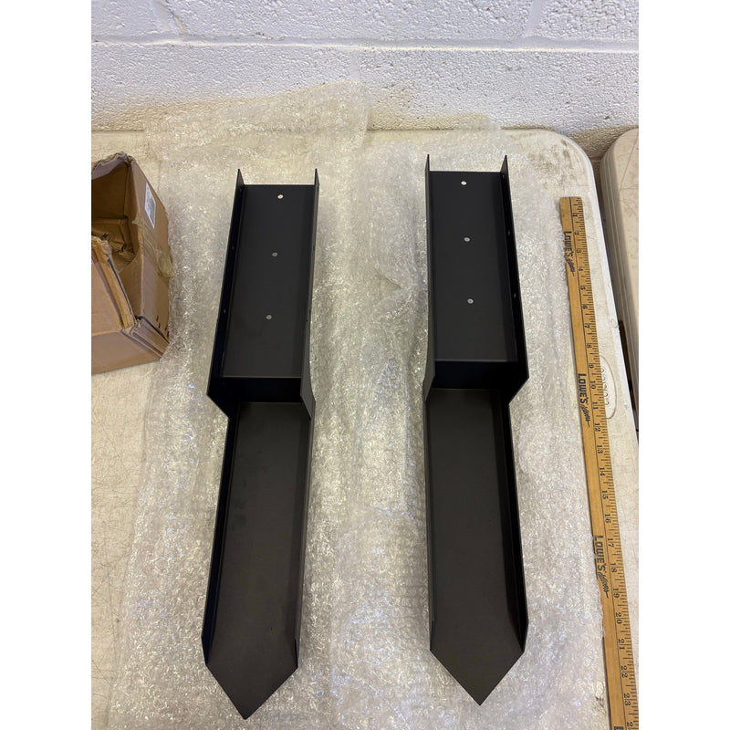 2-Pack Fence Post Repair Stakes Kit Heavy Duty Fence Post Repair Bracket Anchor