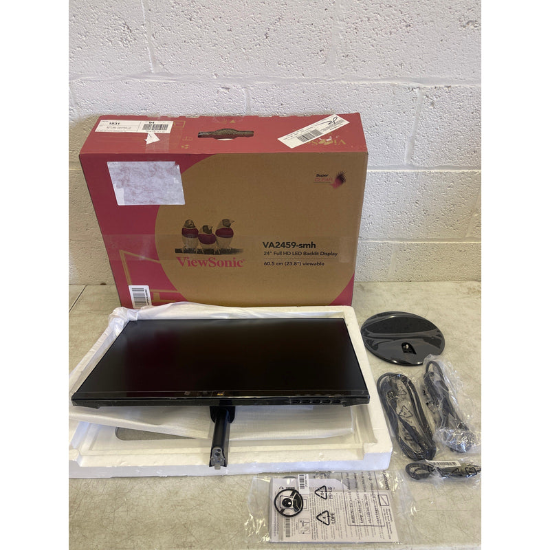 ViewSonic 24" IPS 1080p 100Hz Monitor FreeSync HDMI VGA Inputs VA2459-SMH
