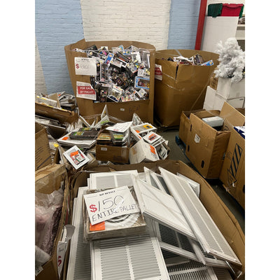 Pallets of Clothes, Shoes, Rugs, Blankets, Pet, Electronics Accessories, Baby, & Home Improvement