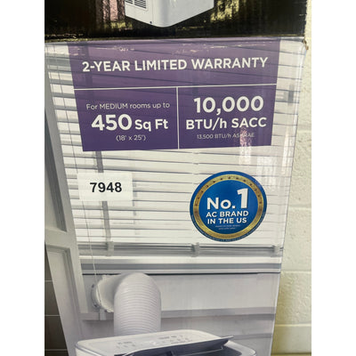 Midea Smart Air Conditioner 10,000 BTU DOE Portable w Wheels 450 SqFt, Unit Only