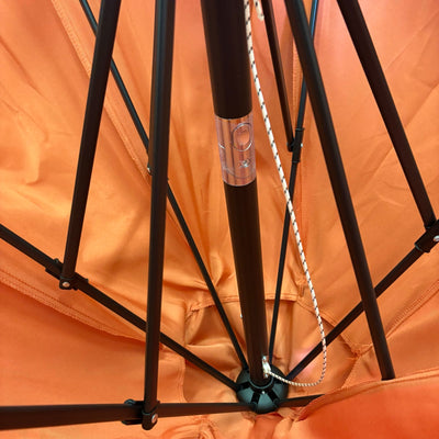9' Market Umbrella with Tilt Waterproof Patio Umbrella, Crank Up & Down - Orange