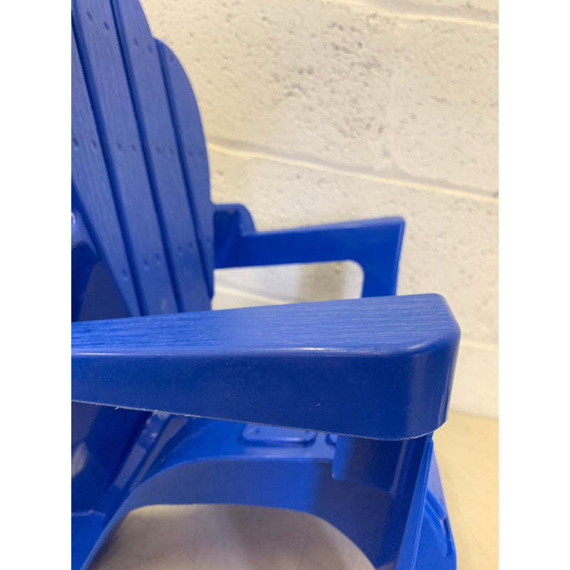 American Plastic Toys Chairs 4-Pack  Dark Blue  Adirondack Outdoor kid furniture