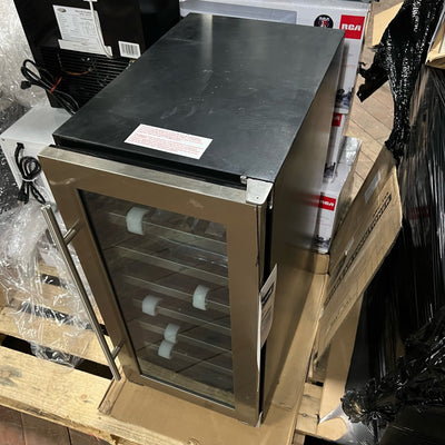 Danby 28 Bottle Upright Wine Cooler, 3.1 cuft, Built-In 15-In, SEE DETAILS