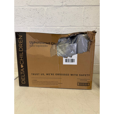 Delta Children: Chelsea Kids Upholstered Chair with Cup Holder & Storage Pocket