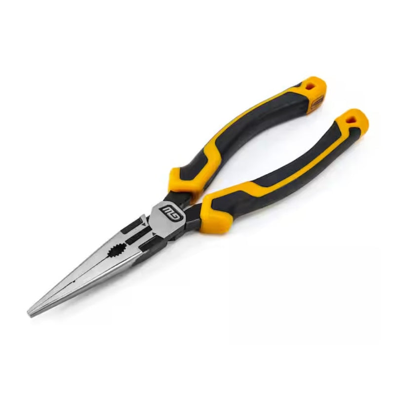 GEARWRENCH 8 in. PITBULL Dual Material Long Nose Pliers, Hand Tools - 82177C