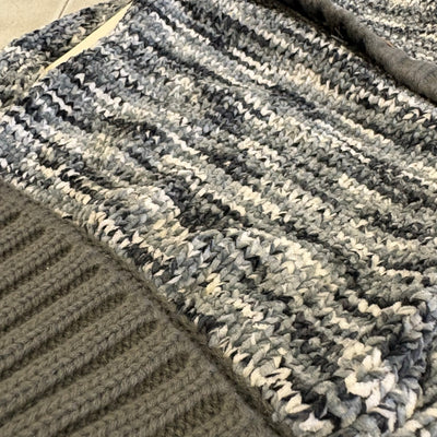 Koolaburra by UGG Pet Aurora Knitted Sweater Dog - 20-21" Collar, Gray - XL