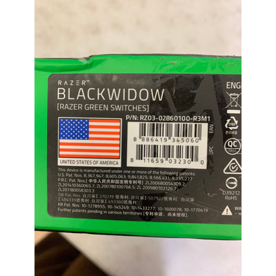 Razer BlackWidow Wired Mechanical Gaming Keyboard for PC Chroma, Missing Keys