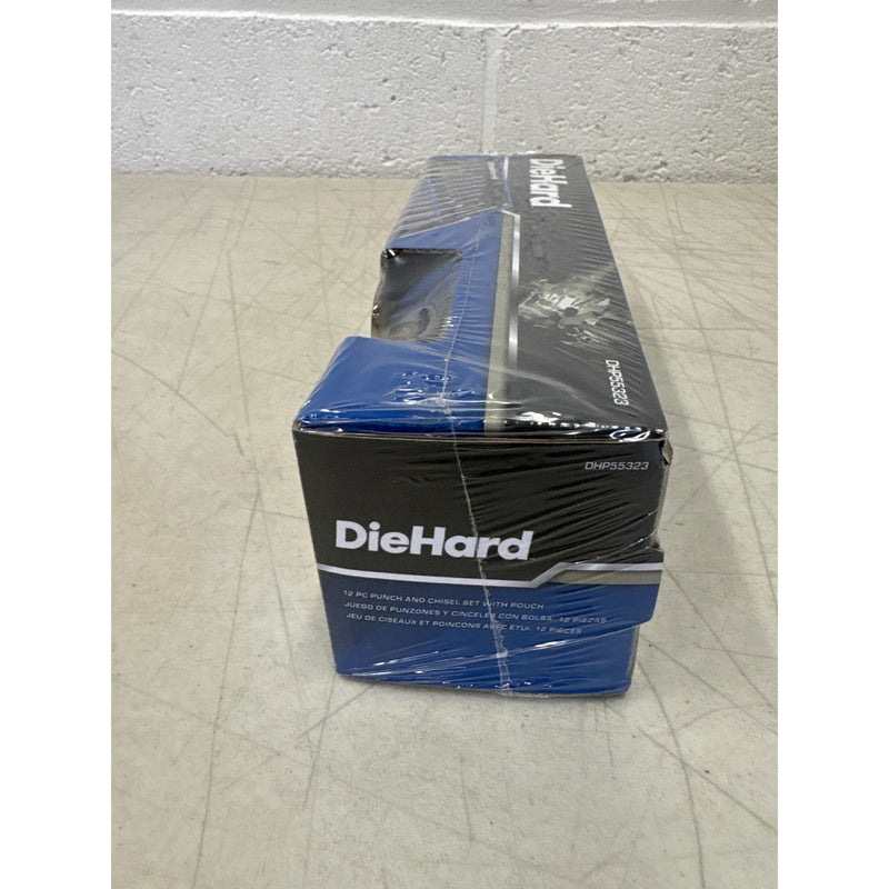 DieHard Punch & Chisel Set with Pouch, 12 Piece, Chrome Vanadium - DHP55323
