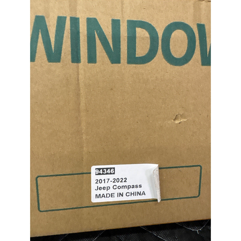 Window Visors Rain Guards Jeep Compass 2017-2025 Tape on Window Wind Deflectors