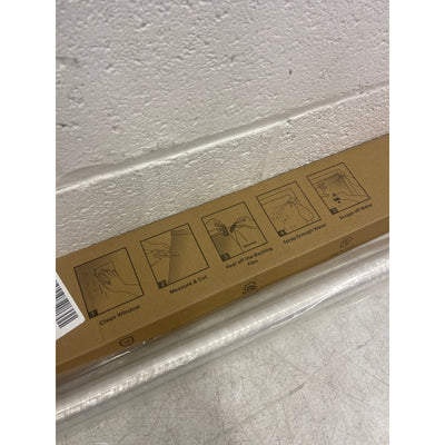 Window Privacy Film Frosted Glass Static Clings, 35.4 x 78.7 Inch Pure