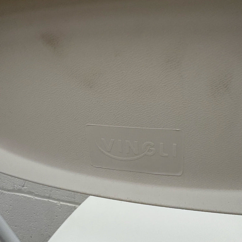 20-Pack Foldable Plastic Chair Folding & Stackable 350 lbs Capacity Steel Frame