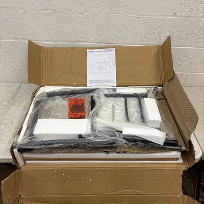 Vingli 3-Piece Dining Set Wooden Table and 2-Chairs w Wine Rack - Black Walnut