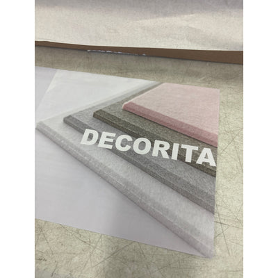 DECORITA Shiplap Felt Wall Panels 23-SqFt Interior Wall Decor, Light Camel 24pcs