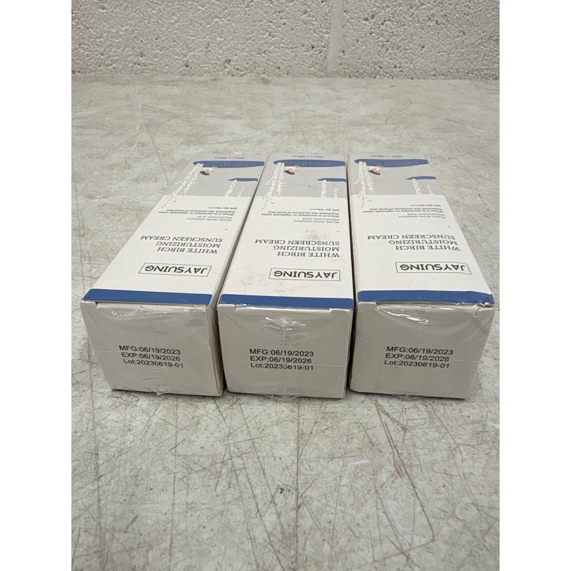 3-PACK Jaysuing Birch Juice Moisturizing Sunscreen SPF 50+ / PA++++/50ml Each